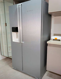 Adesivo para Geladeira Escovado Inox