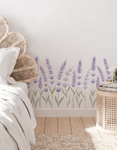 Adesivo de Parede Lavandas Roxo