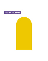 Adesivo de Parede Arco Liso Mostarda
