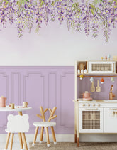 Painel de Parede Adesivo Boiserie Lavanda