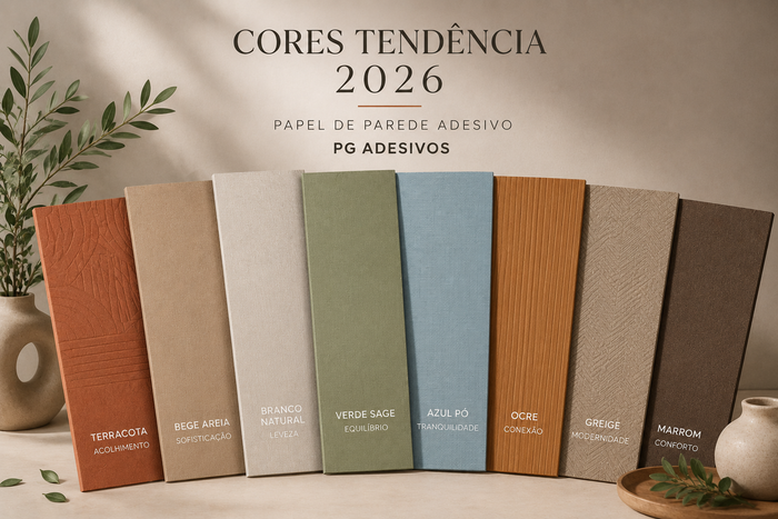 Combinações de Cores para 2026: Como Usar Adesivos para Seguir as Tendências