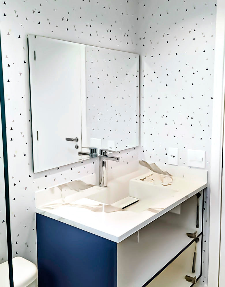 Papel de Parede Adesivo Triângulos Baby