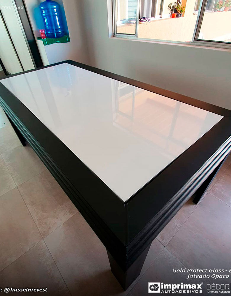 Adesivo para Mesa Laca Branco