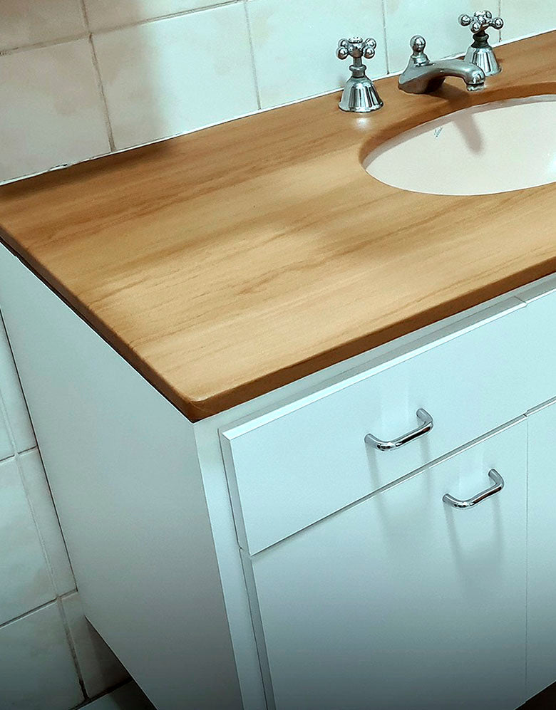 Adesivo para Pia Madeira Carvalho Peroba