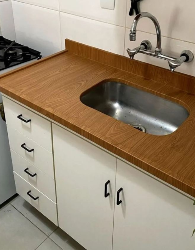 Adesivo para Pia Madeira Verona Freijó