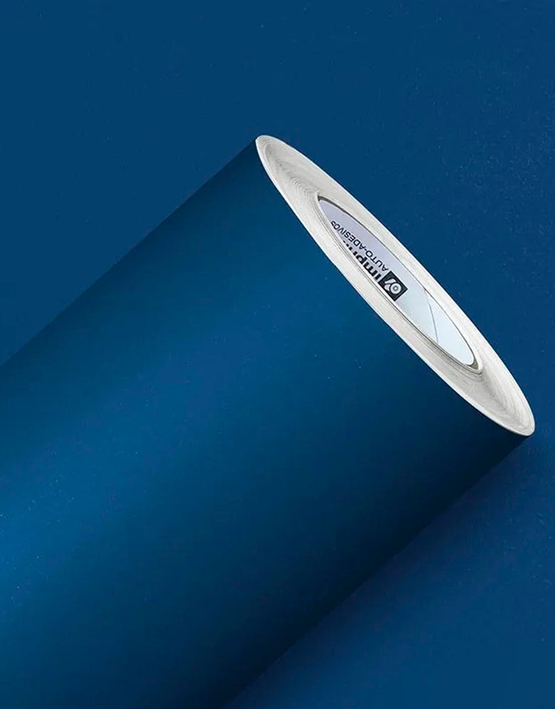 Adesivo Jateado Azul Petróleo