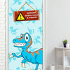 Adesivo para Porta Dino Azul