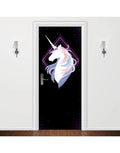 Adesivo para Porta Rainbow Unicorn