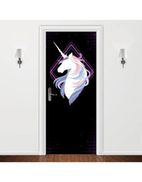 Adesivo para Porta Rainbow Unicorn