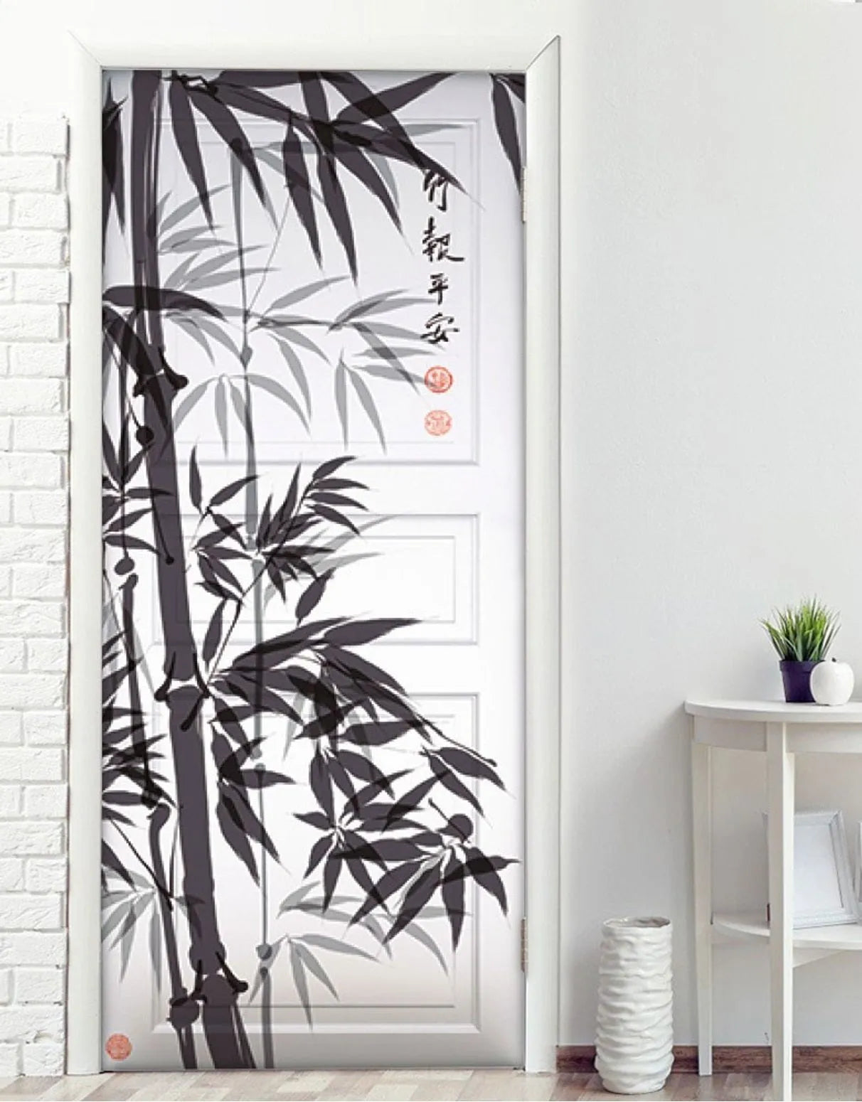 Adesivo para Porta Bambu Japonês