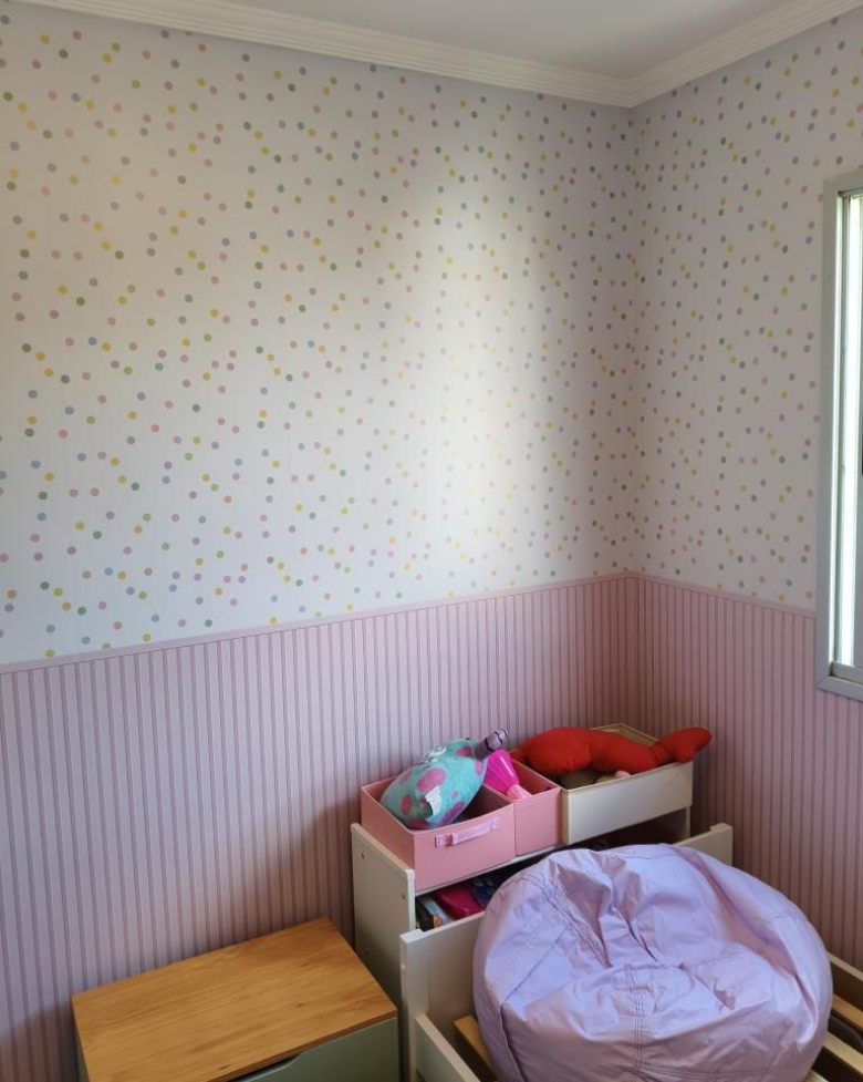 Papel de Parede Madeira Ripada Rosa