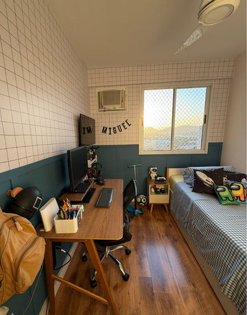 Papel de Parede Adesivo Quadrados Tortos