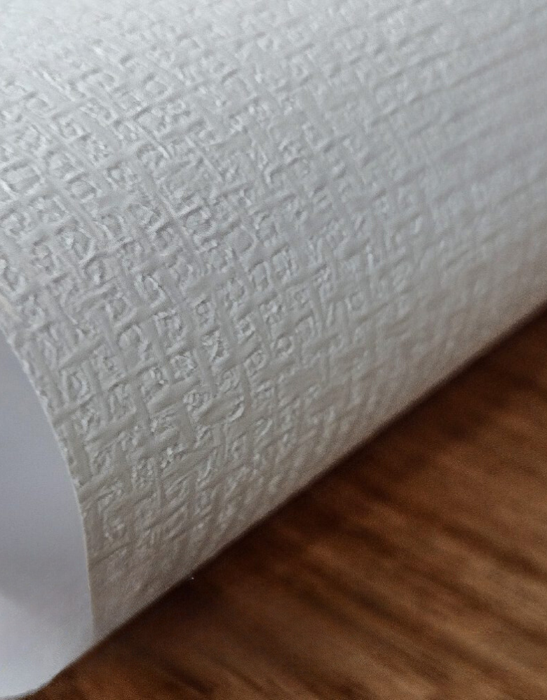 Papel de Parede Texturizado Rattan Off White