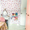 KIT DE 4 ROLOS - 1,00m x 50cm - Papel de Parede Adesivo Arco Iris Boho