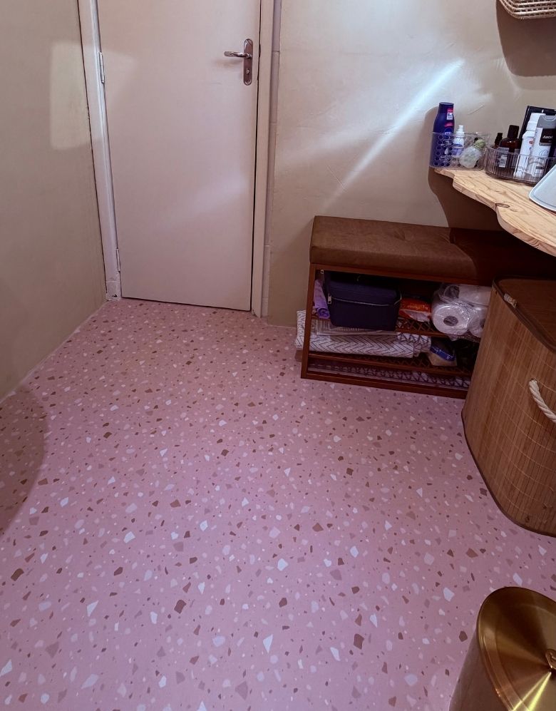 Adesivo para Piso Granilite Romântico