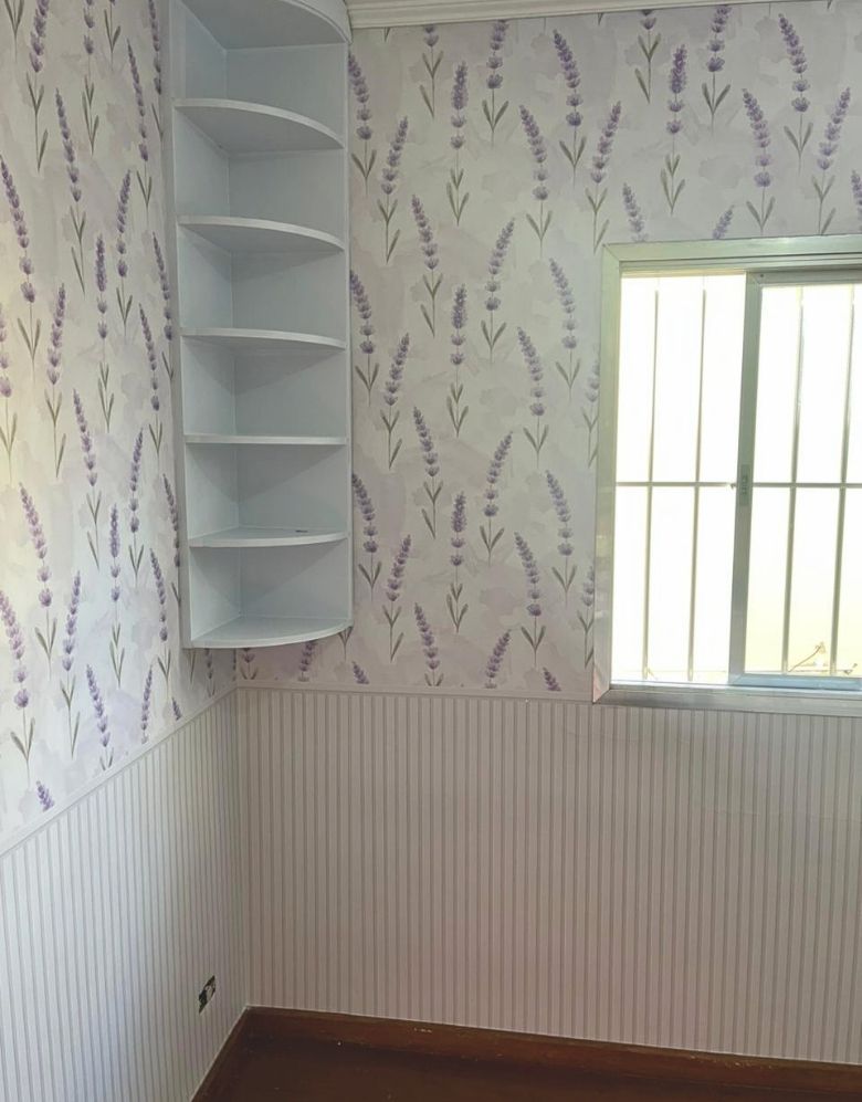 Papel de Parede Adesivo Lavanda Aquarela