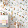 Papel de Parede Safari Rosa Bebê