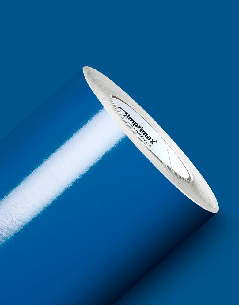 Adesivo de Envelopamento Azul Médio