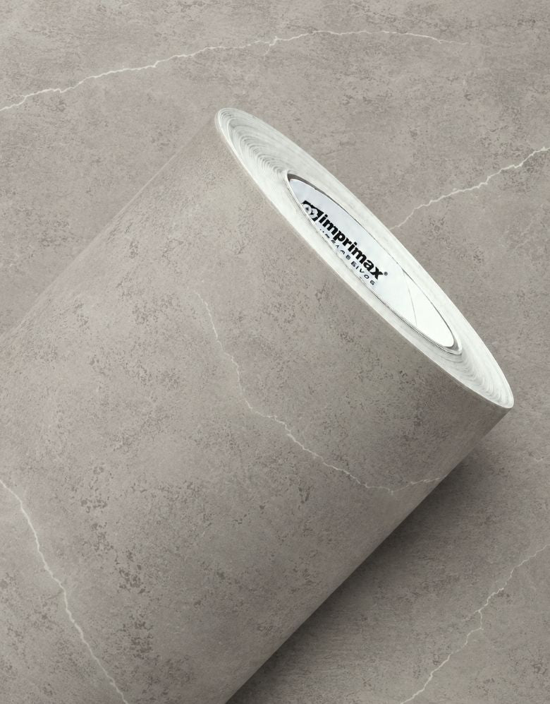 Adesivo para Piso Mármore Cinza Armani Matte