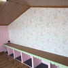 Papel de Parede Adesivo Jardim Rosa