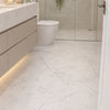 Adesivo para Piso Mármore Branco Marquina Matte