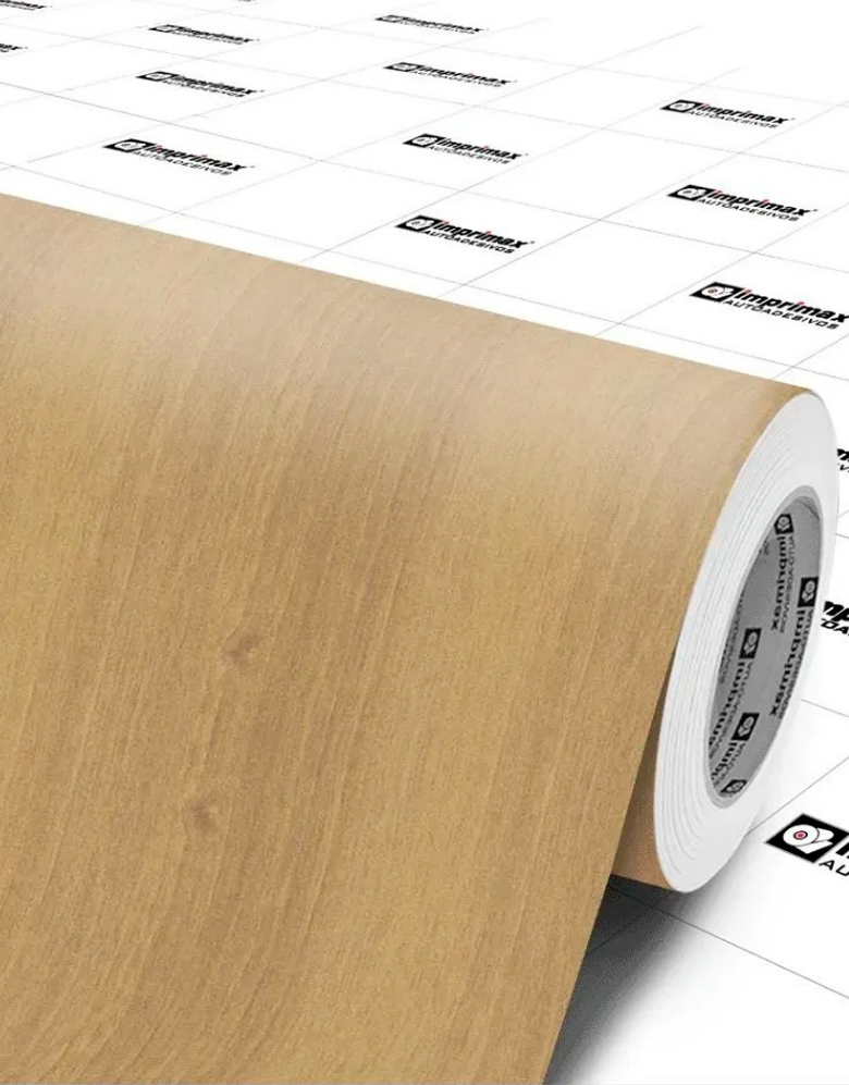 Adesivo de Revestimento Madeira Texturizada Freijó Castanho