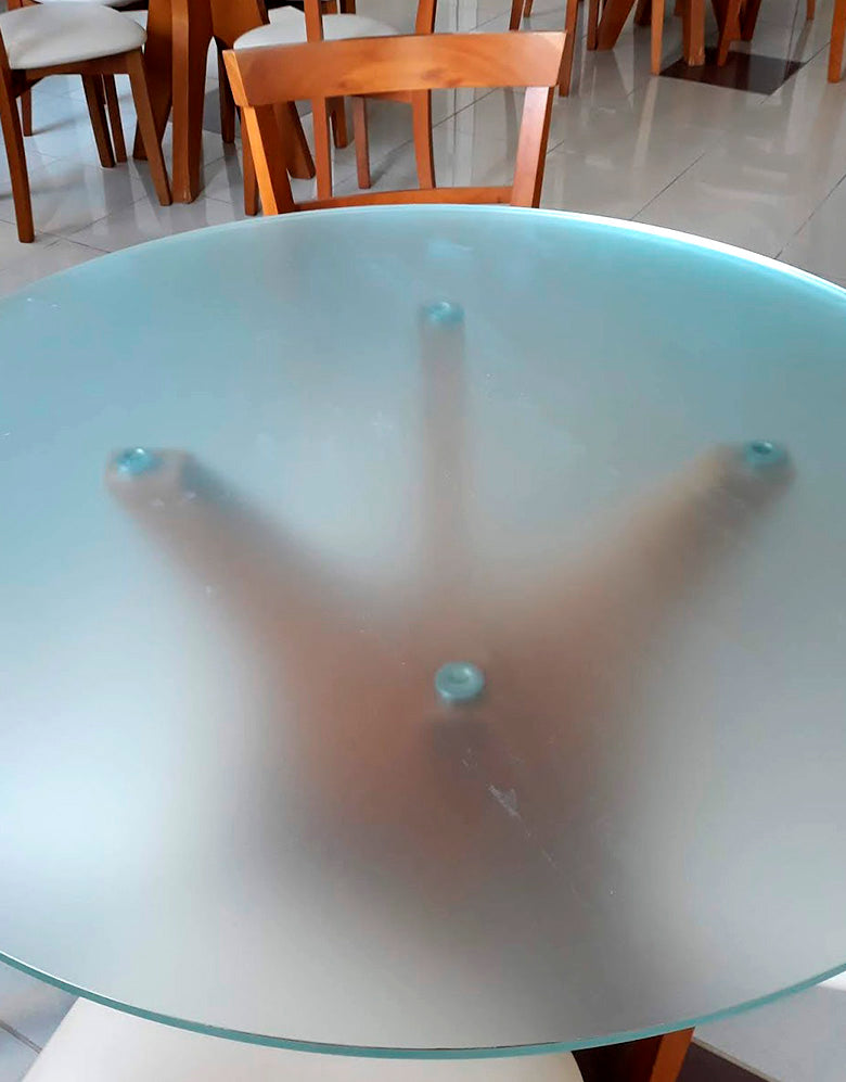 Adesivo para Mesa de Vidro Jateado