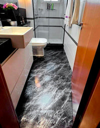 Revestimento Adesivo Mármore Silver Black