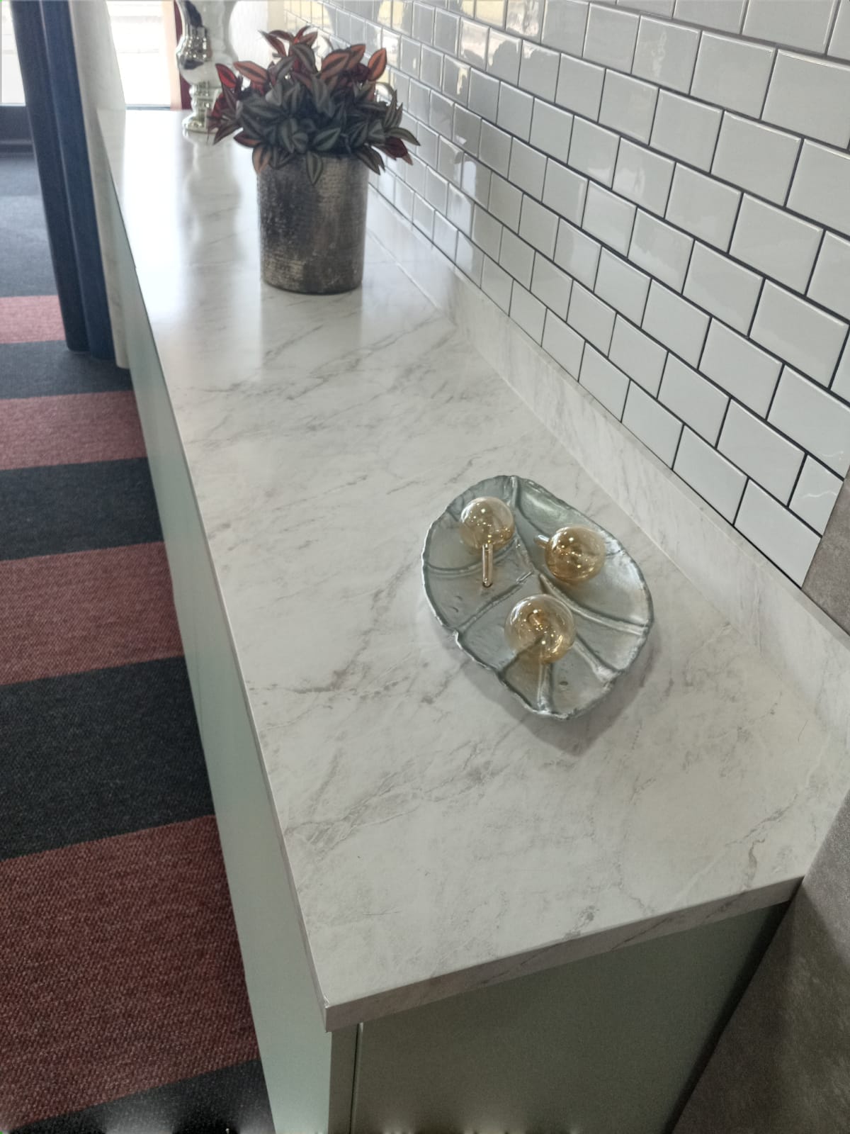 Adesivo para Mesa Mármore Calacata Perolizado