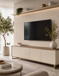 Revestimento Adesivo Telado Gold Off White