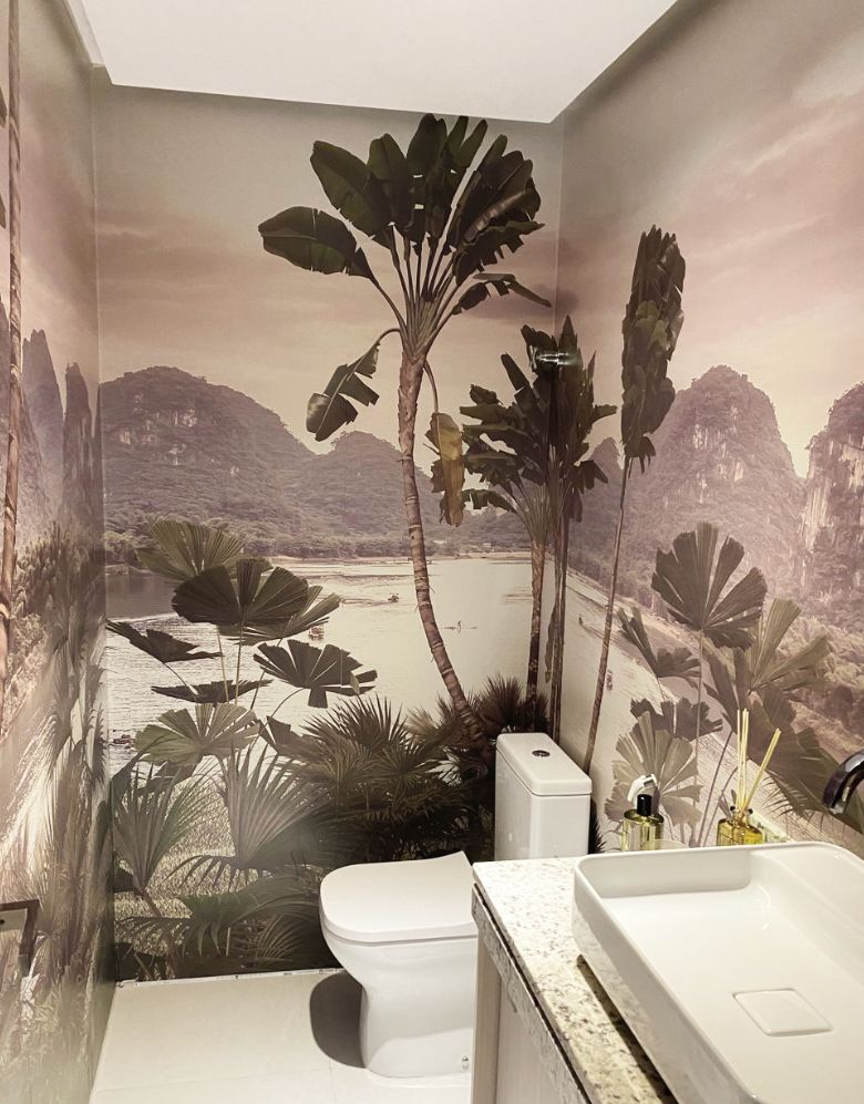 Painel de Parede Adesivo Floresta