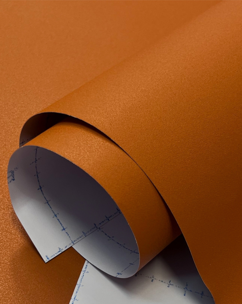 Papel de Parede Adesivo Fórmica Terracota