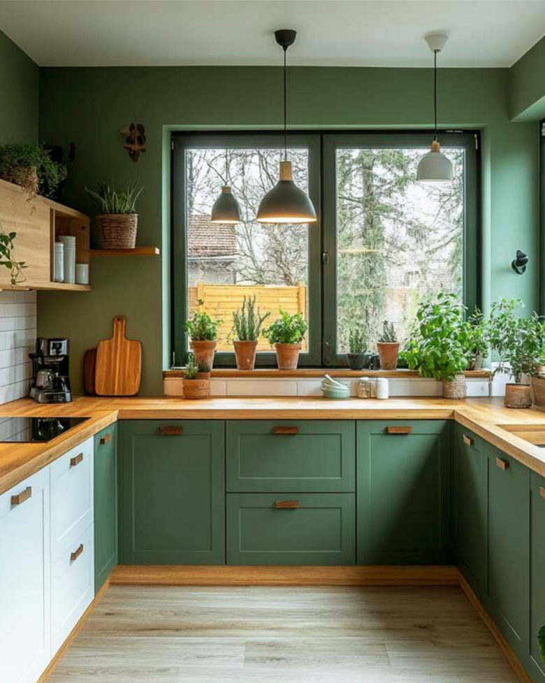 Revestimento Adesivo para Móveis Fórmica Verde Amazonas