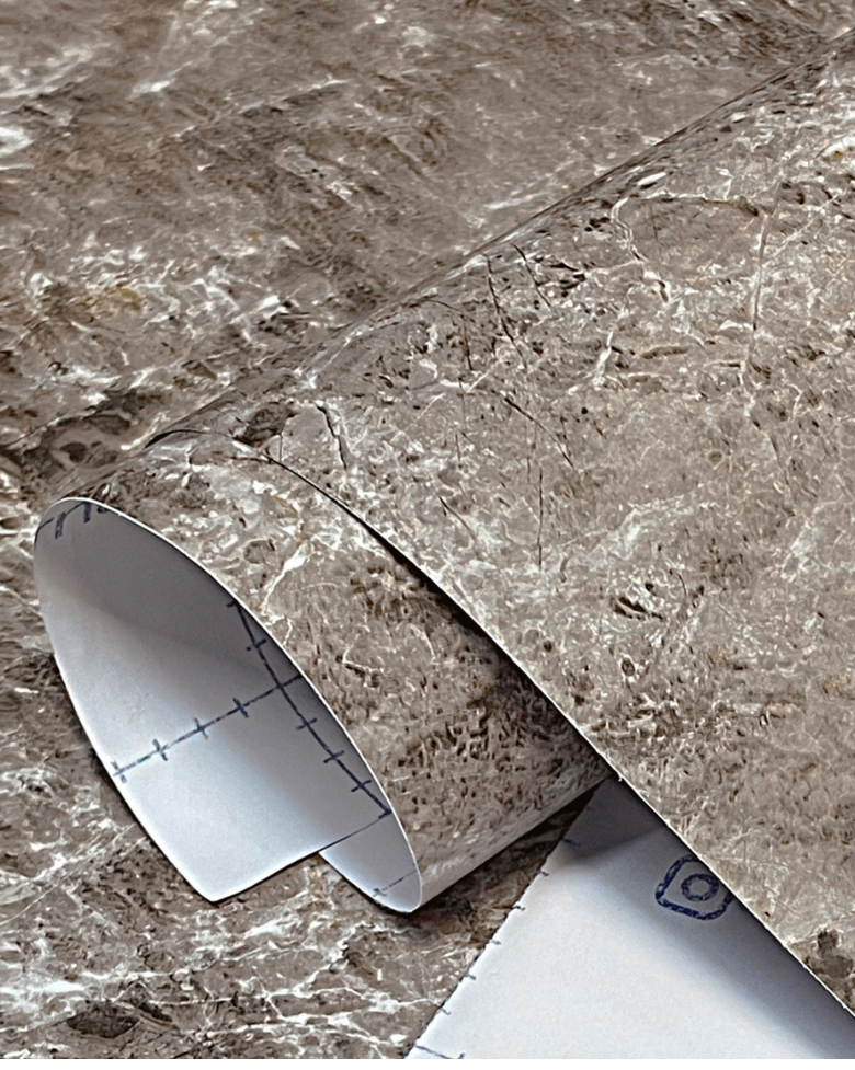 Revestimento Adesivo Mármore Taj Mahal Bege