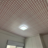 Papel de Parede Xadrez Grid Rosa Bebê