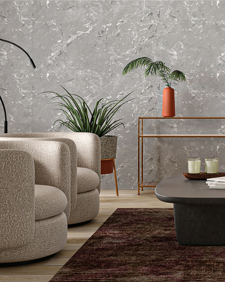 Revestimento Adesivo Mármore Carrara Cinza