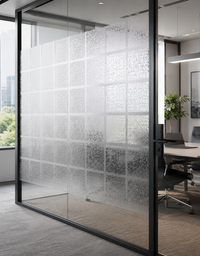 Adesivo para Vidro Decorado Cristal Quadra