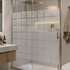 Adesivo para Vidro Decorado Cristal Quadra