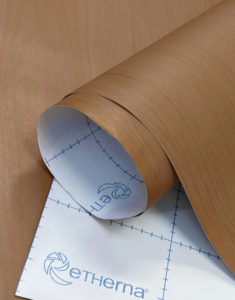 Papel de Parede Texturizado Amadeirado Bege