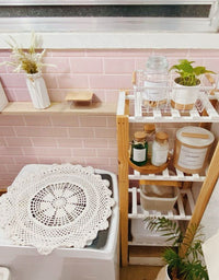 Papel de Parede Adesivo Brick Metro Blush