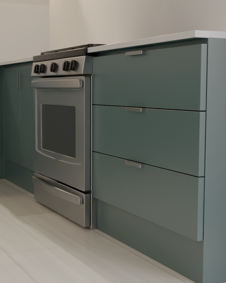 Papel de Parede Adesivo Fórmica Azul Cinzenta Satin Glacial