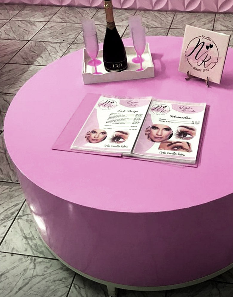 Adesivo de Envelopamento Rosa Claro Brilho