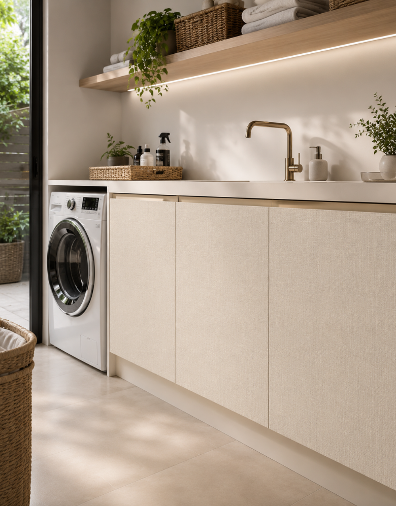 Revestimento Adesivo Telado Gold Off White
