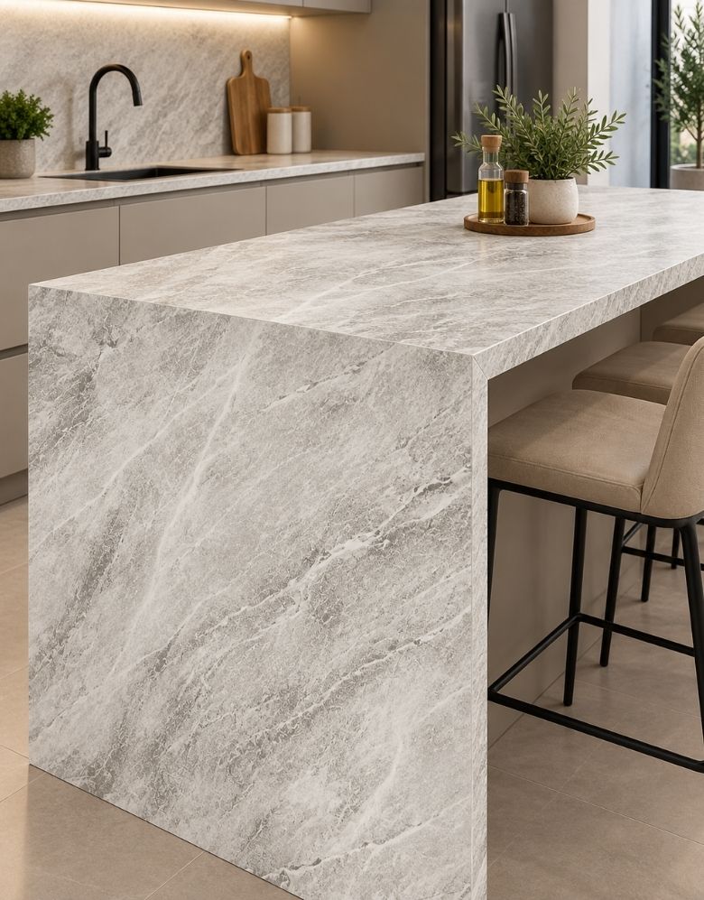 Revestimento Adesivo Mármore Carrara Perolizado