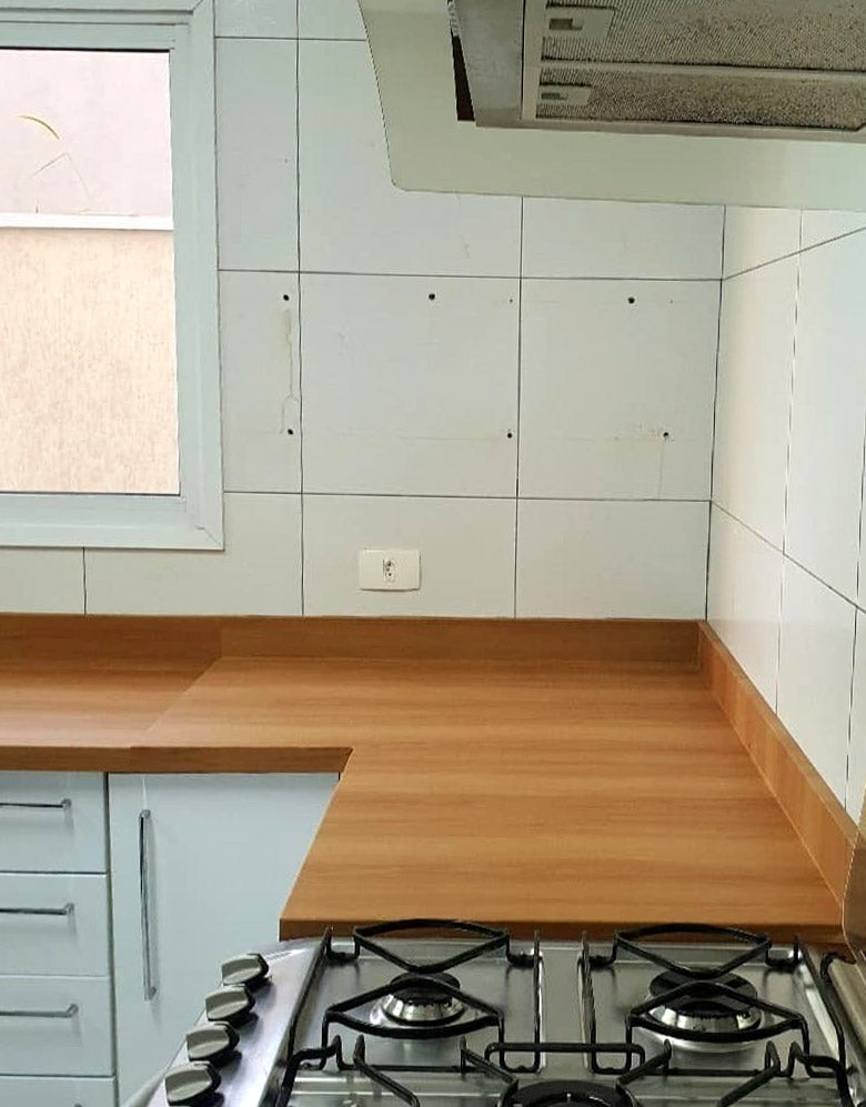 Adesivo Revestimento para Armário e Balcão Madeira Carvalho Peroba