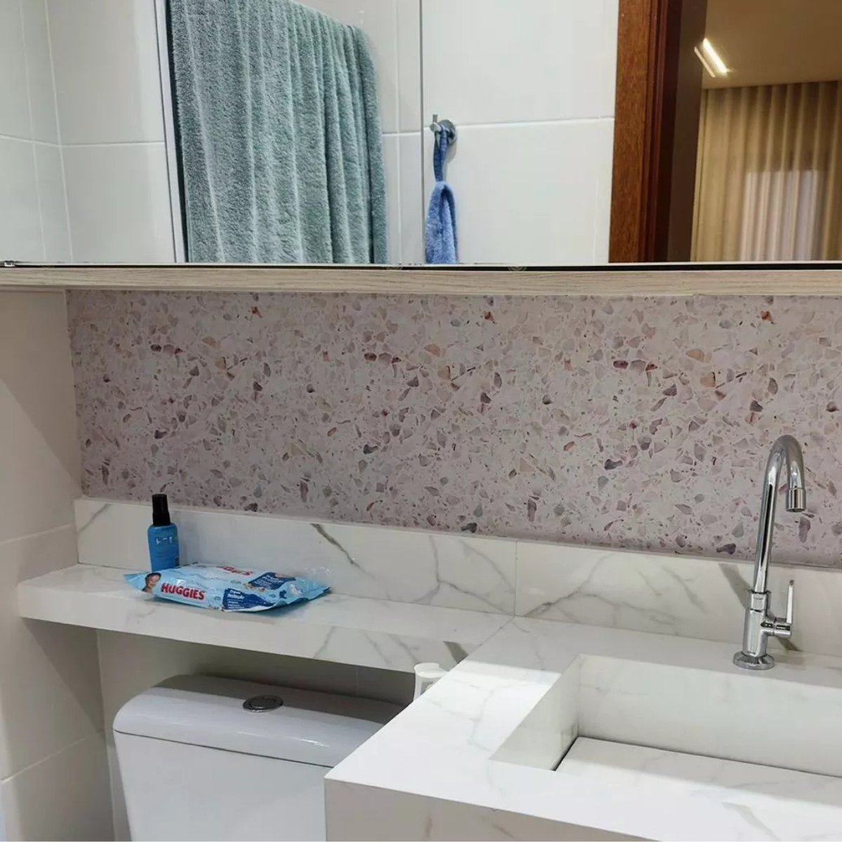 Papel de Parede Adesivo Granilite Boho 3,00m x 50cm
