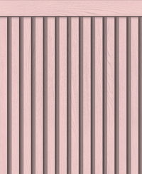 Papel de Parede Adesivo Meia Parede Ripado Rosa