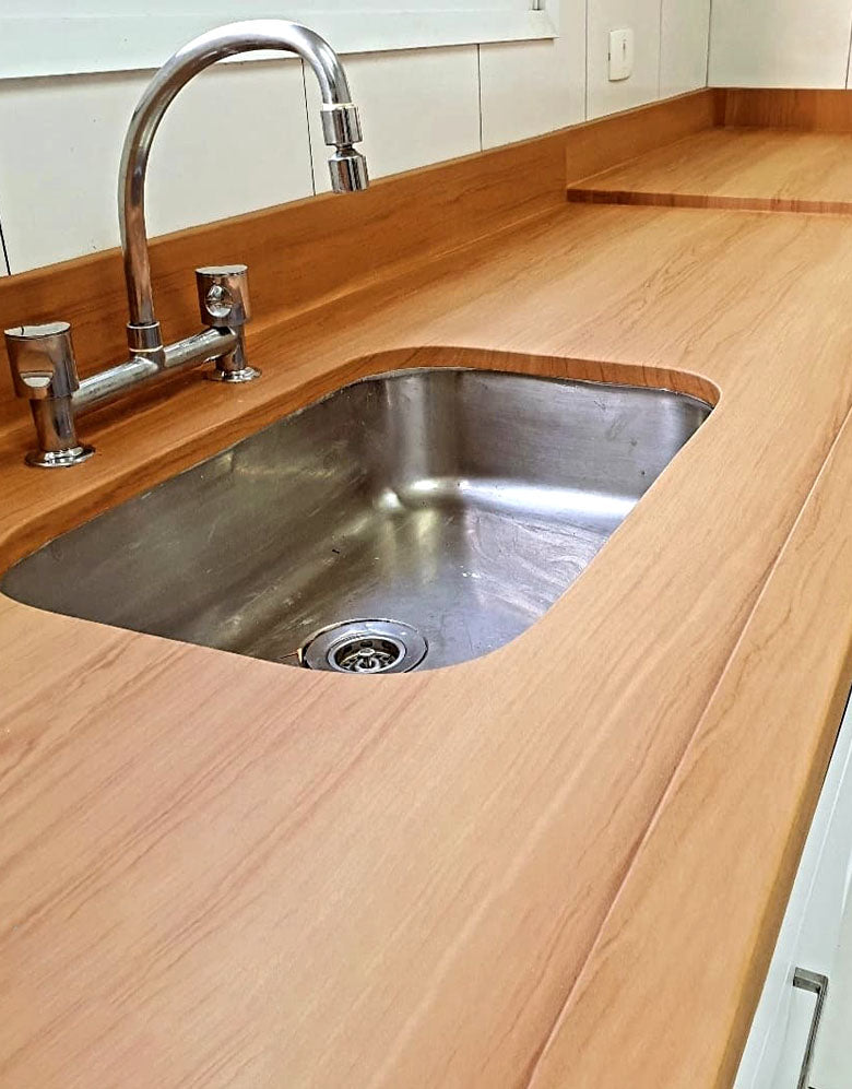 Adesivo para Pia Madeira Carvalho Peroba