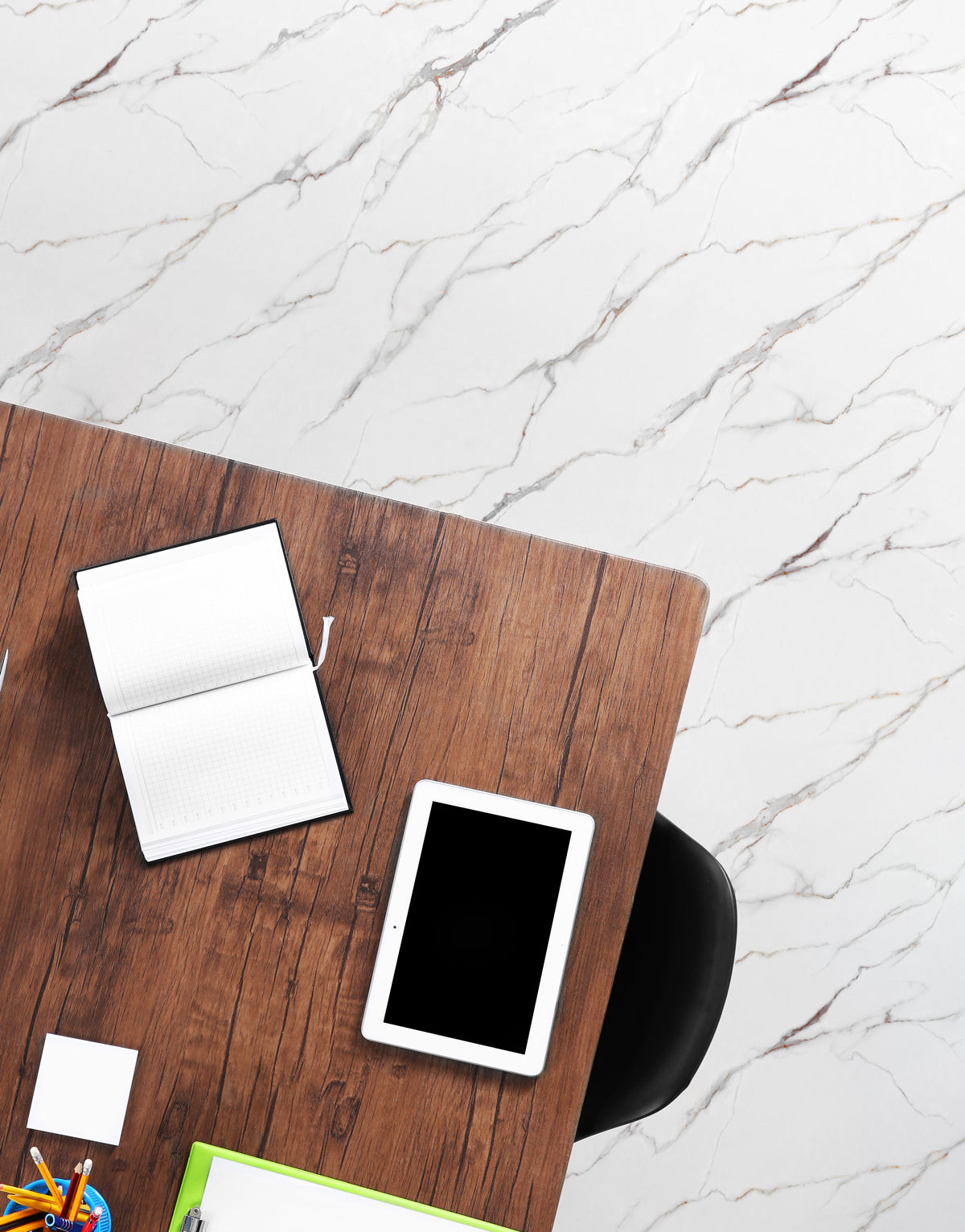 Adesivo para Piso Mármore Carrara Fosco