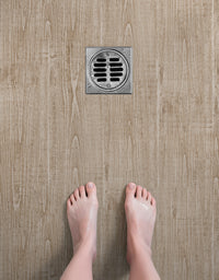 Adesivo para Chão Madeira areia natural